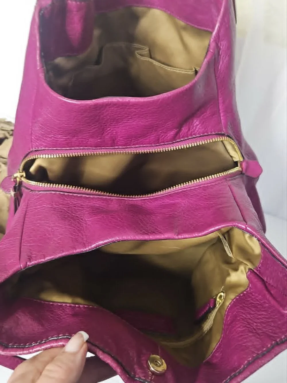 Coach Madison Phoebe Hobo Bag – Fuchsia/Magenta Pebbled Leather